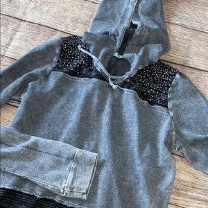 Maurices sparkly hoodie
